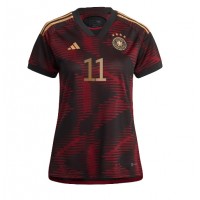 Billiga Tyskland Mario Gotze #11 Borta fotbollskläder Dam VM 2022 Kortärmad